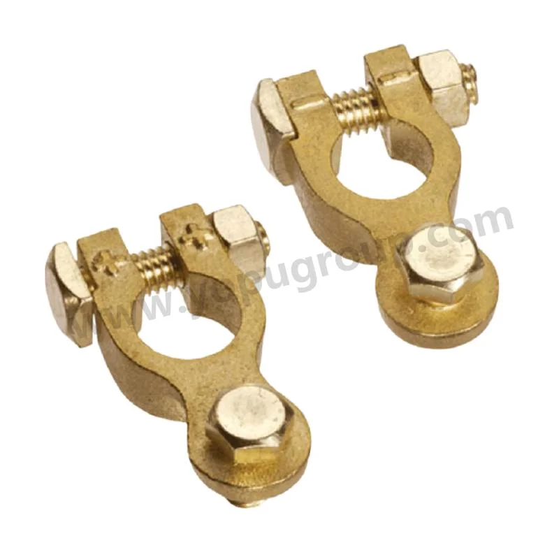 12V Brass Electrical Cable Clamp Battery Terminal Connector for Car