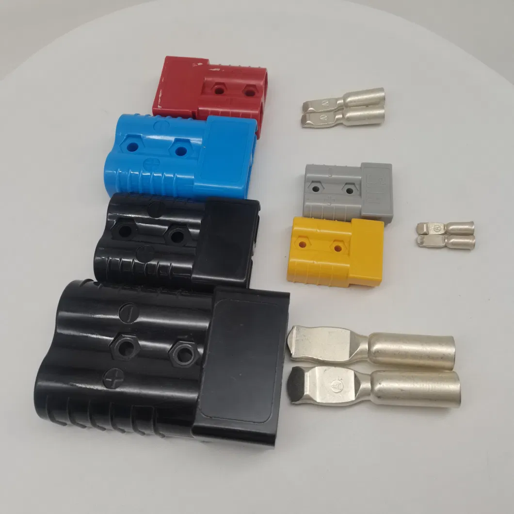 Connector 50A 120A 175A 350A 600V Forklift Battery Connector Plug Double Pole Battery Connector