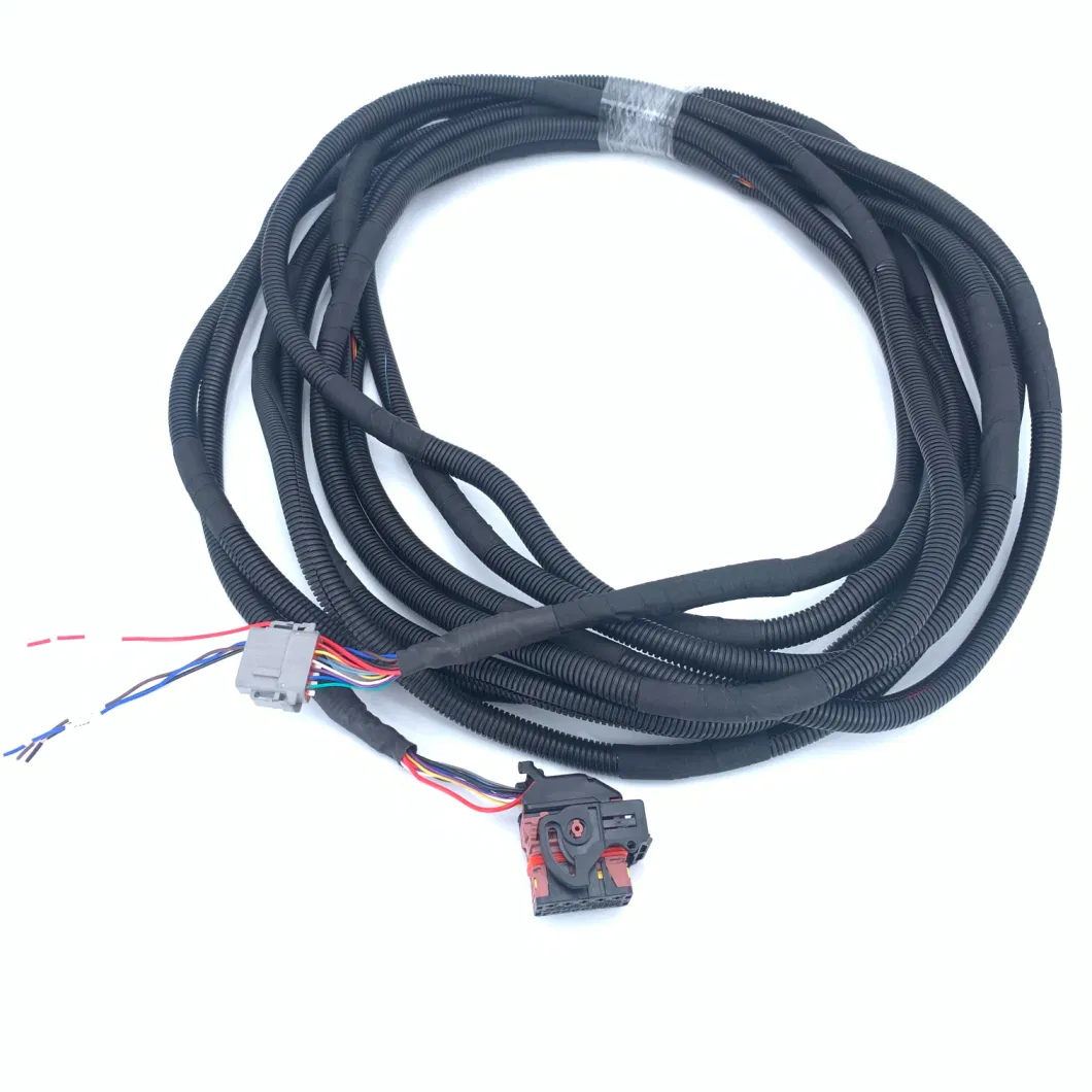 OEM ODM Customized IATF16949 ISO9001 Factory Supply Various Automotive New Energy EV Hv Wiring Harness with Amphenol Tyco Deutsch Jst Molex Connectors