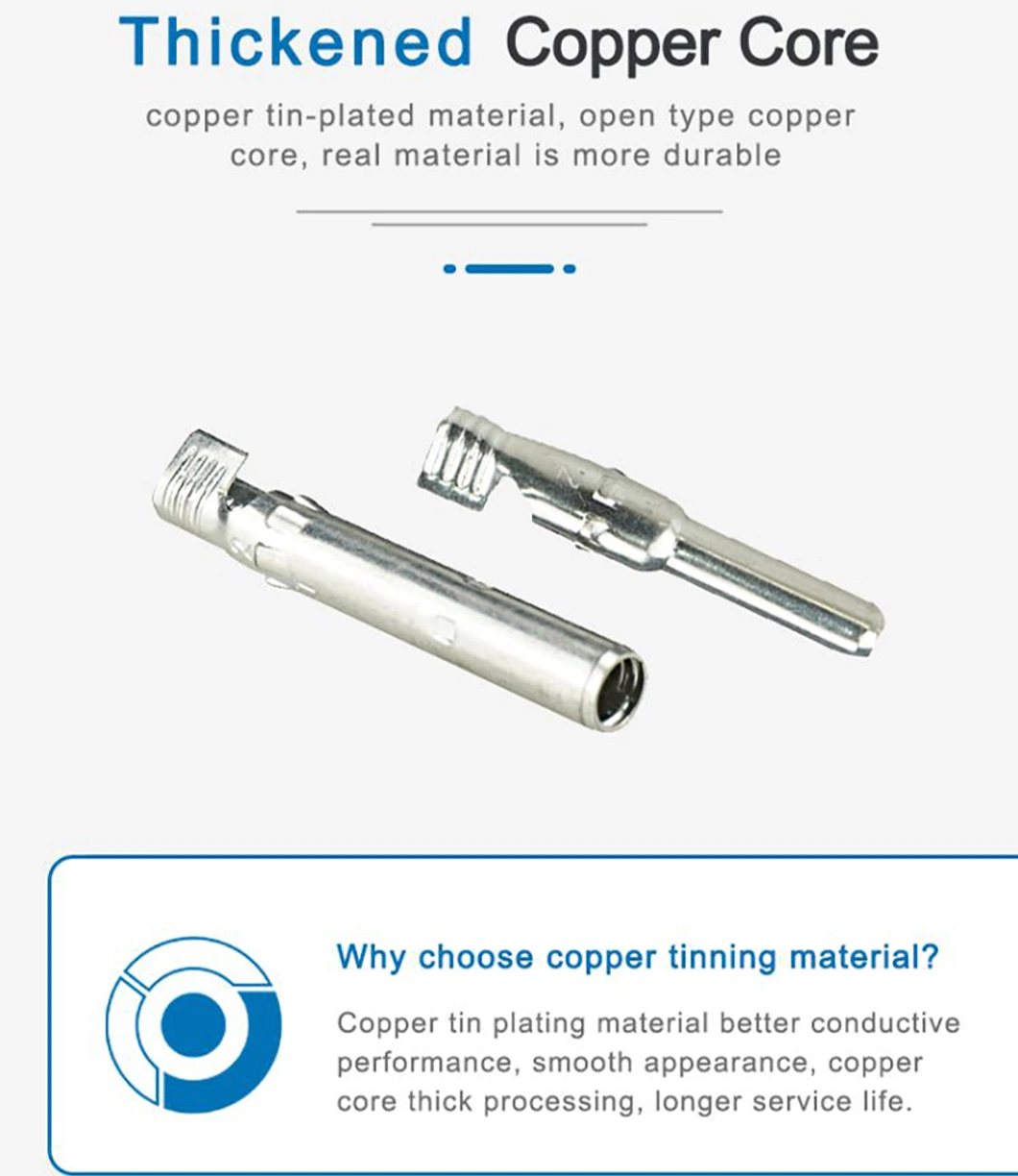 Waterproof IP67 PV004-3t1 Automatic Lock Secure Docking DC 1000V 30A PV Solar Connectors for Photovoltaic Systems