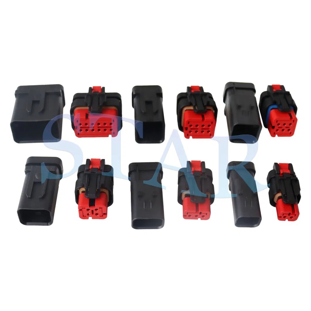 12 Pin Dtf15-12PC Deutsch Wire to Board Device Automotive Connectors Receptacle Dt Connector