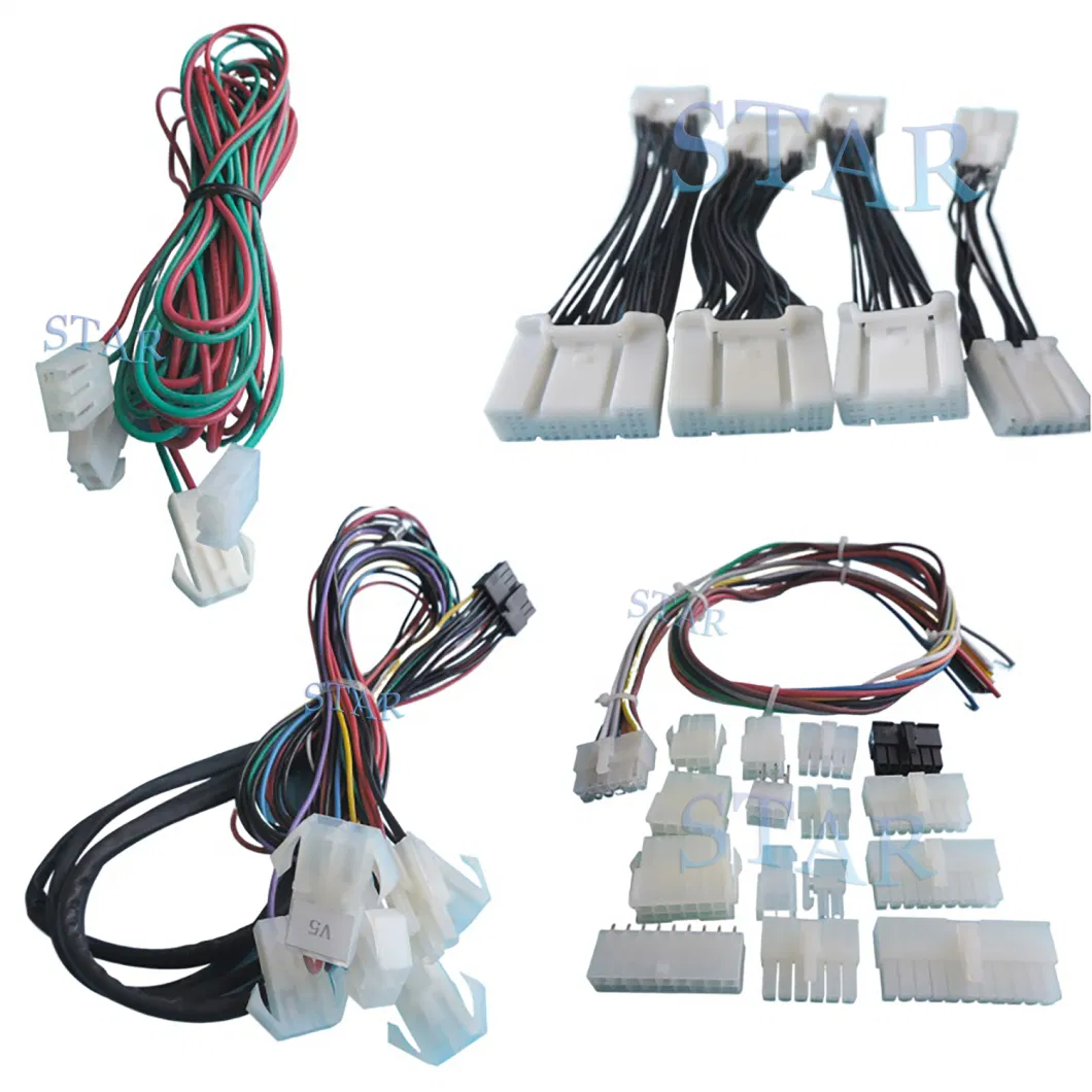 Car Deutsch 12 Pin Connector Electric Light Wire Harness to Molex 5557 Socket Plug Wire Harness with 18 20 22 AWG Connectors