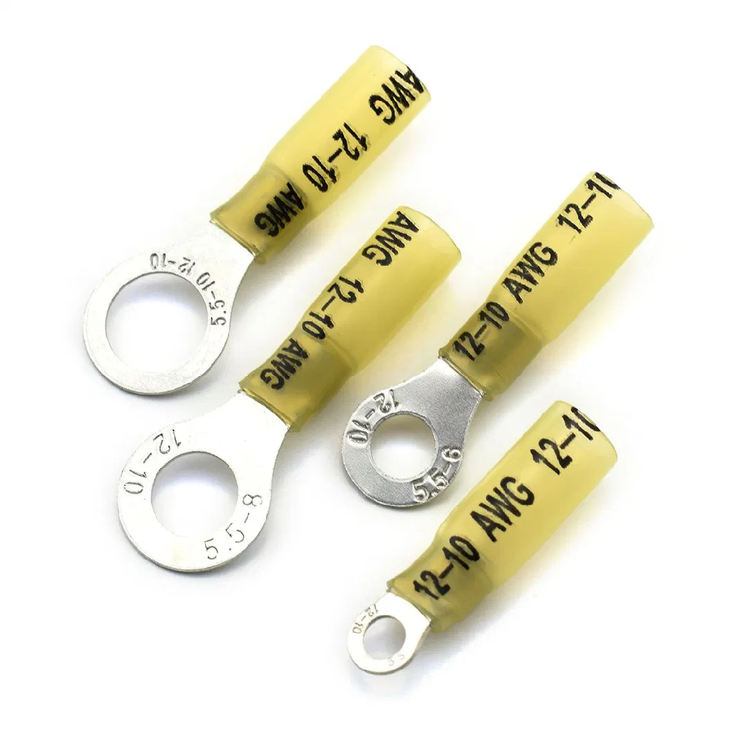 Hampool Waterproof Electrical Insulated Automotive Heat Shrink Ring Connector Terminal