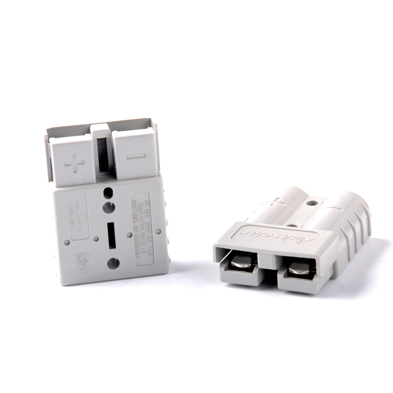 50A Gray Connector 10AWG Terminal Andersonplug for Caravan Yachts