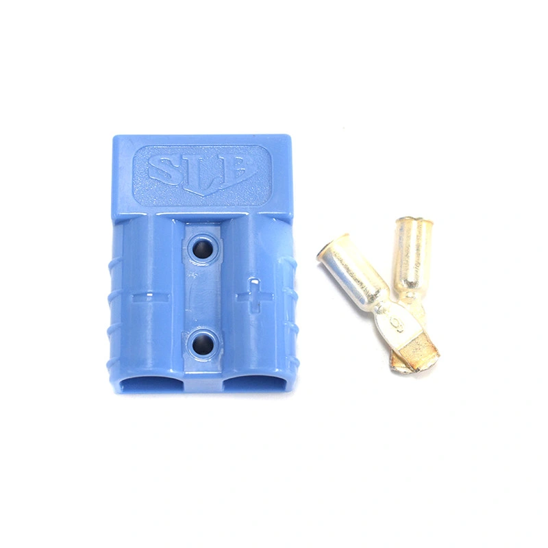 Forklift Parts Blue Color 50A Smh 2 Pin Battery Connector