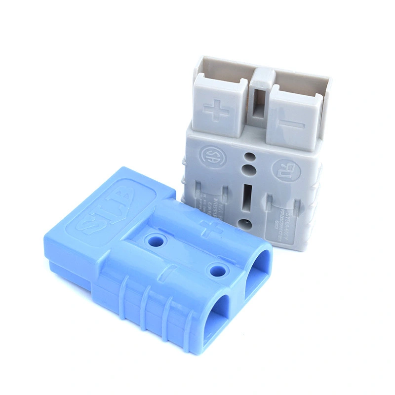 Forklift Parts Blue Color 50A Smh 2 Pin Battery Connector