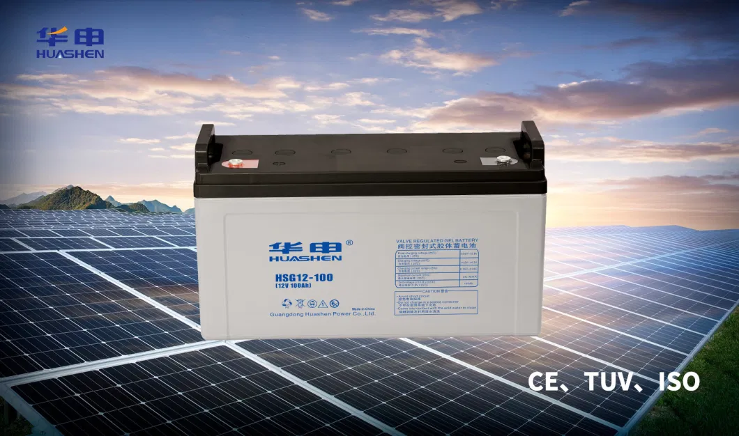 Free Maintenance Yangtze Solar Saudi Arabia 12V 100ah Front Terminal AGM Battery