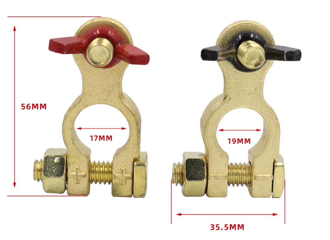 Free Sample Heavy Duty Copper/Brass/Zinc/Lead RoHS Universal Truck Quick Post Cable Ends Terminals Auto/Automotive/Automobile/Car Battery Terminal Connector