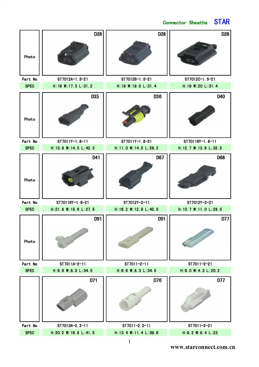 Te Superseal Series Add Deutsch Dt Series Connectors 0.75mm2 Cable Wire Harness for Automobile