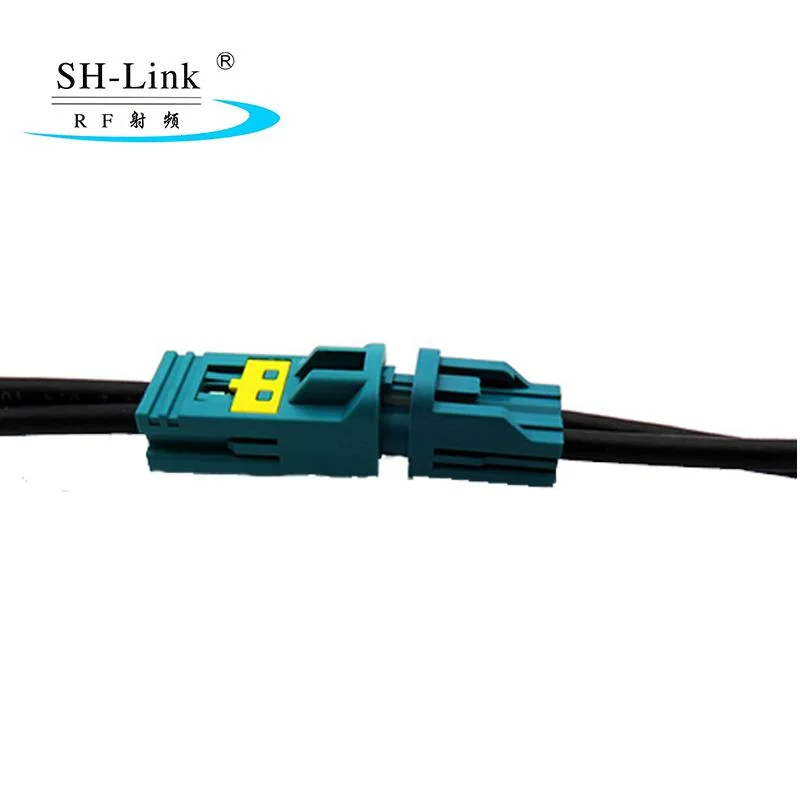 Car Connector Mini Fakra 2 Pins Type Z for 1m Rg174ll Cable Can Be Custermized