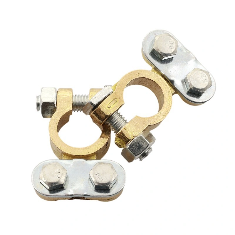 Auto Universal Pure Brass Battery Clamp Battery Clip Terminal Connector