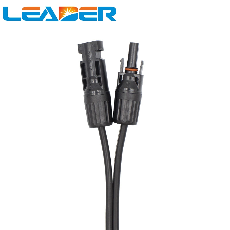 PV Solar Double Core 1/5/10 Meters 4mm2 6mm2 (12AWG/10AWG) Extension Cable for Solar Panel with 1000V Male and Female Connector