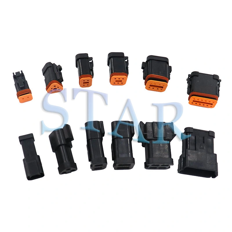 12 Pin Dtf15-12PC Deutsch Wire to Board Device Automotive Connectors Receptacle Dt Connector