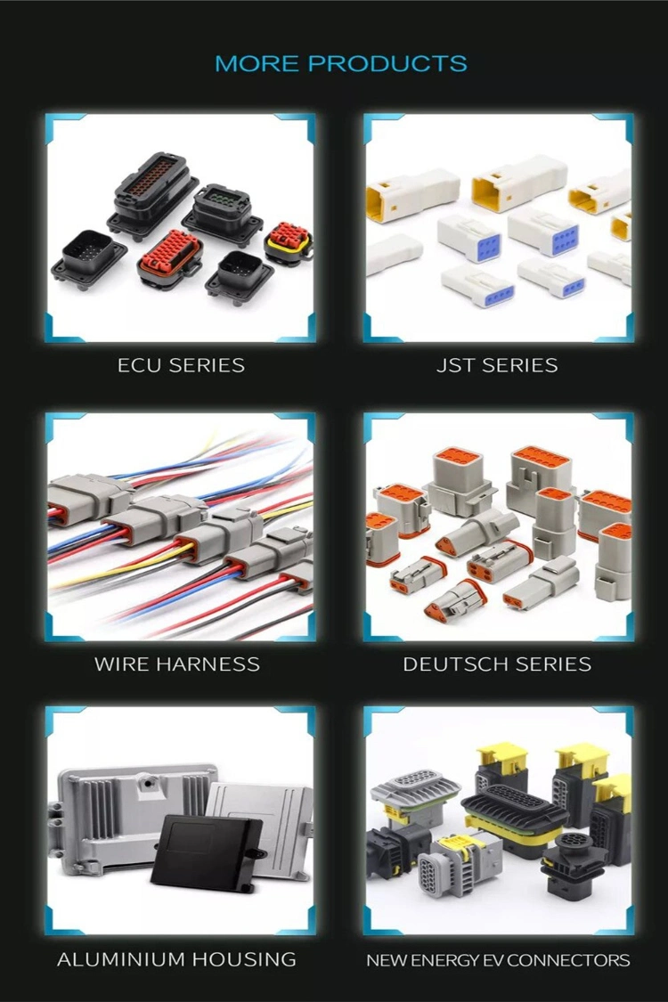 Dtm04-12p 12 Pin Deutsch Connector Wire Auto Electrical Harness Connectors