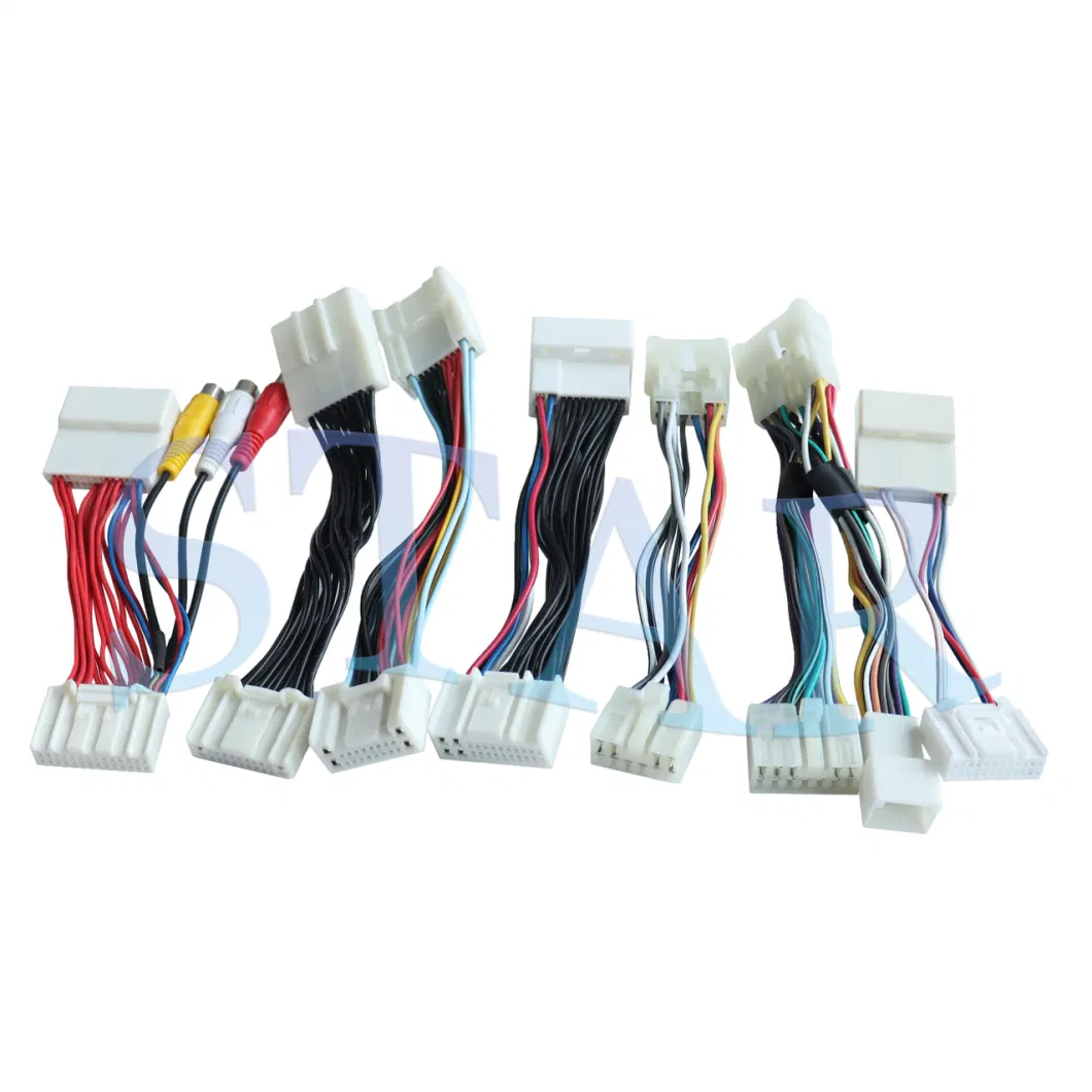 Car Deutsch 12 Pin Connector Electric Light Wire Harness to Molex 5557 Socket Plug Wire Harness with 18 20 22 AWG Connectors