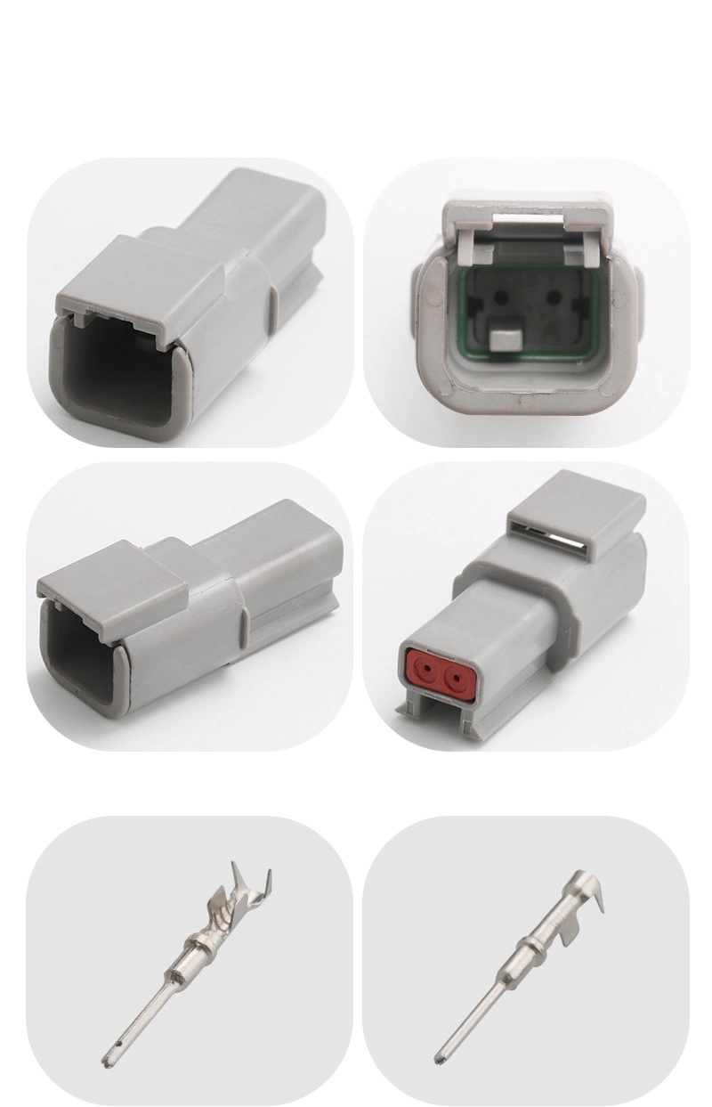 Dtm04-2p / Dtm06-2s Deutsch Automobile Connector Is Applicable to Excavator Plug and Can Be Equipped with Cable Wire Harness