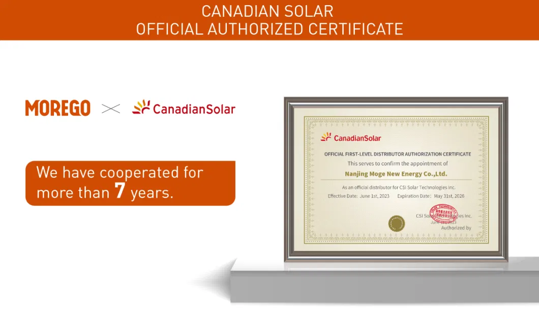 Canadian Solar N-Type Double-Glass Solar Panels 580W 575W 570W Topcon Modules Mc4 Connector with 30 Years Warranty