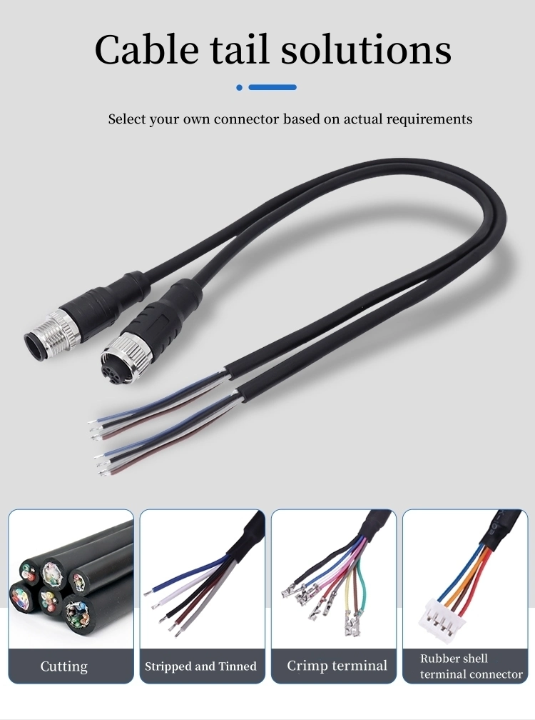 IP68 2+4 Pin Waterproof Outdoor Wire Lighting Automotive Electrical Panel Connector