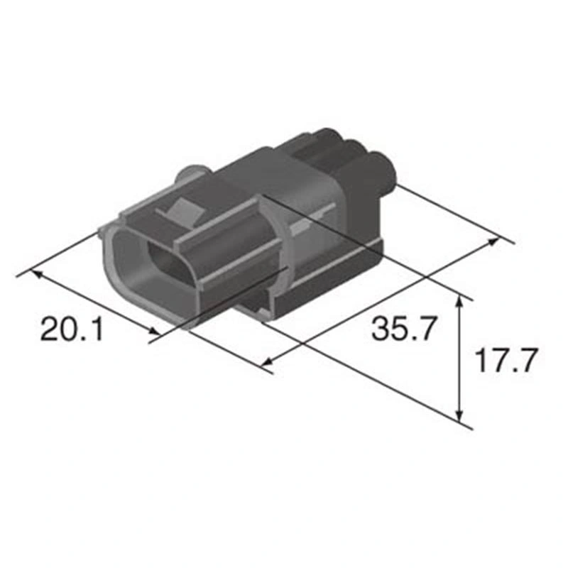 Sumitomo 6188-4775 3 Pin Male Automotive Electrical Types Car Harness Honda Connector