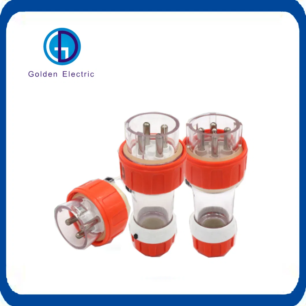 IP44/IP67 Waterproof Industrial Electric Plug and Socket Male Female Socket 16A 32A