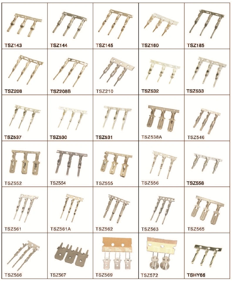 Electrical Wire Harness Brass Auto Connectors and Terminal