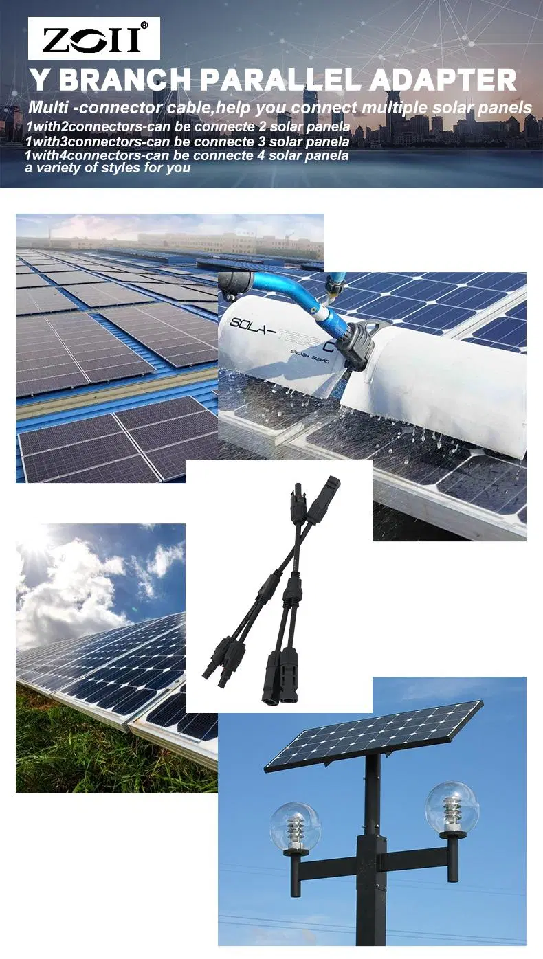 Mc4 1000V IP67 Male Female PV Waterproof Solar Panel Cable Connector 30A 45A Mc4 Wire Solar Connector