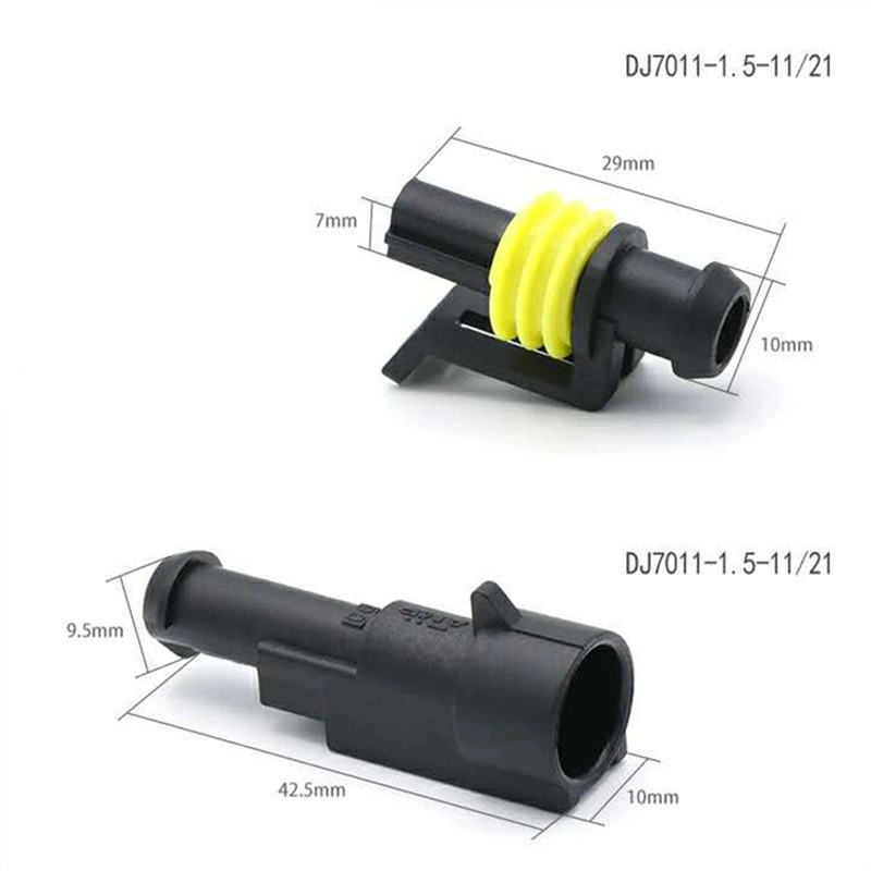 6 Pins Way Dt Series Male or Female Auto Connector Plug Dt06-6s Dt04-6p with Terminals for Adapter Amphenol Deutsch