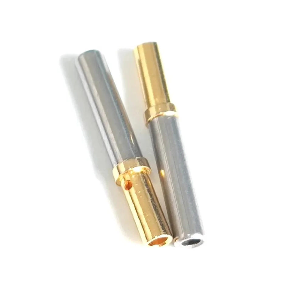 Female Solid Gold Plated Pin Contact for Deutsch Wire Connector