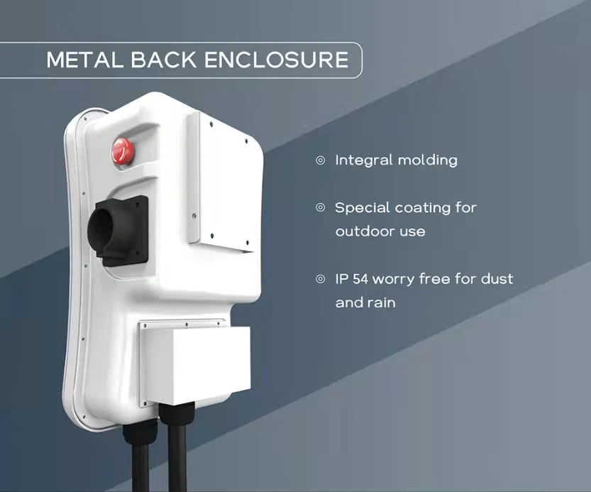 22kw Weeyu Electric Vehicle Wall Box EV Car Charger Station with Type 2 Charging Connector