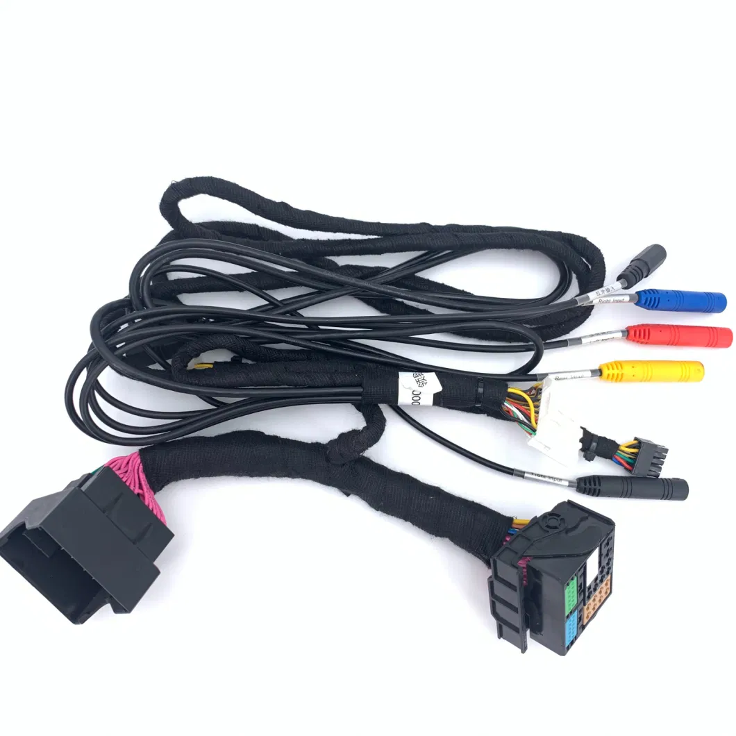 Various Automobile Electric Seat Cable Wiring Harness Assemblies -Te/AMP Connector 10p 1-929623-1/3+2p 1379217