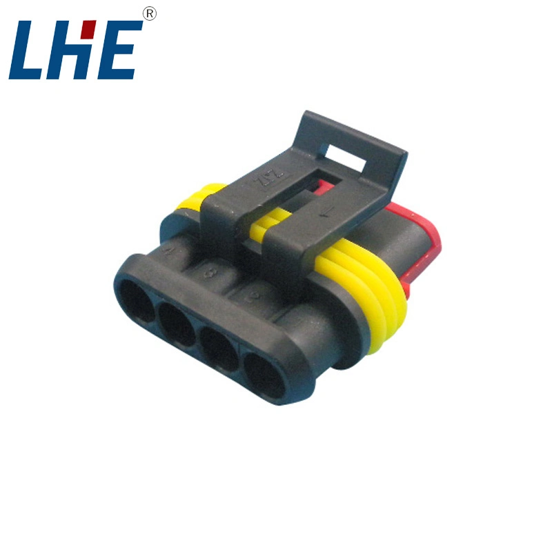 Te 282088-1 Automotive Electrical Female 4 Pin Waterproof Connector