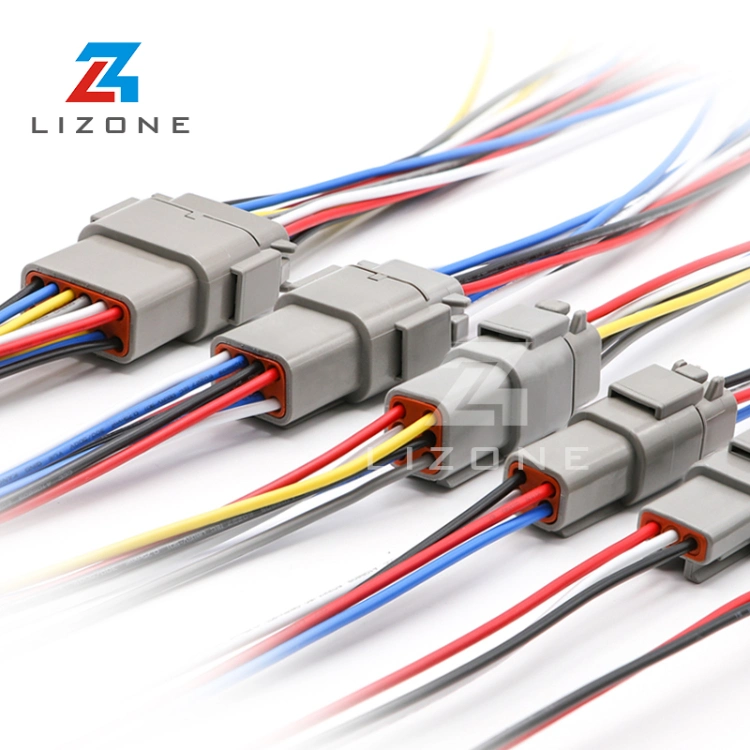 Dtm04-12p 12 Pin Deutsch Connector Wire Auto Electrical Harness Connectors