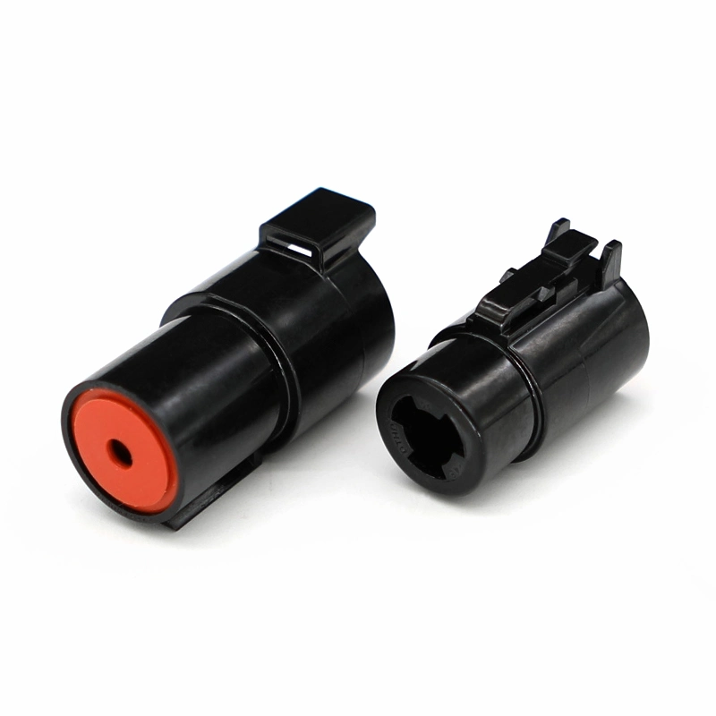 Dthd06-1-12s Automotive Waterproof Connector, 1 Position, Wire &amp; Cable, Power, Cable Mount, Hybrid
