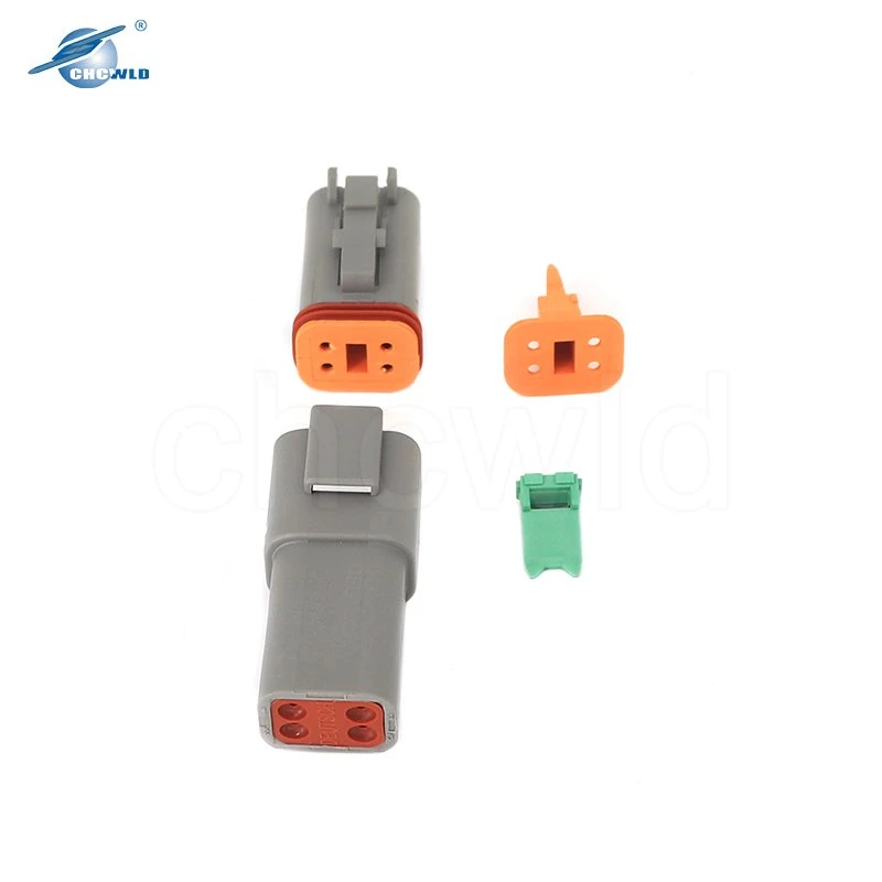 4 Pin Female Dt04-4s Waterproof Electrical Wire Deutsch Automotive Connector