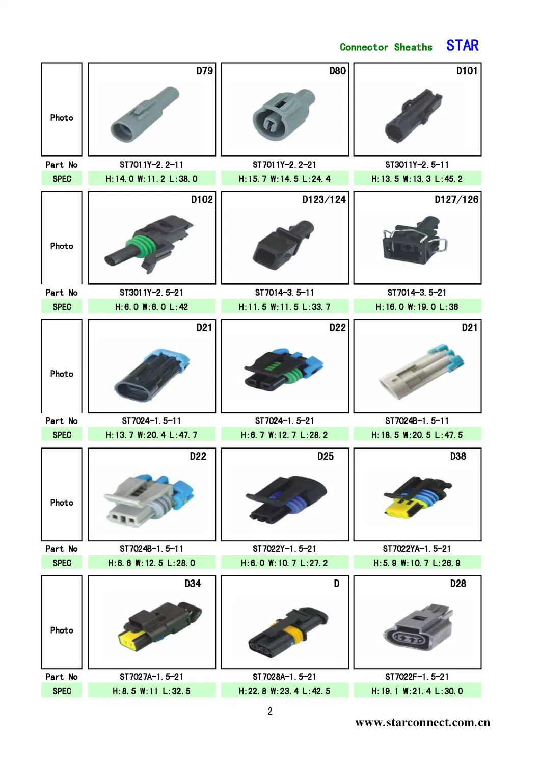 Te Superseal Series Add Deutsch Dt Series Connectors 0.75mm2 Cable Wire Harness for Automobile