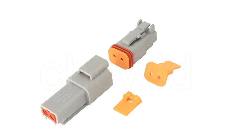 2 Pin Female Dt04-2s Waterproof Automotive Deutsch Connector