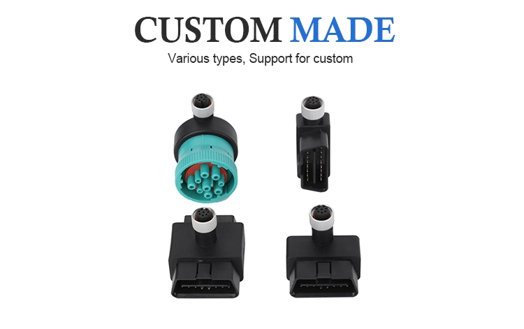 Deutsch 9 Pin Male to M12 8pin Female Connector for J1939 Cable