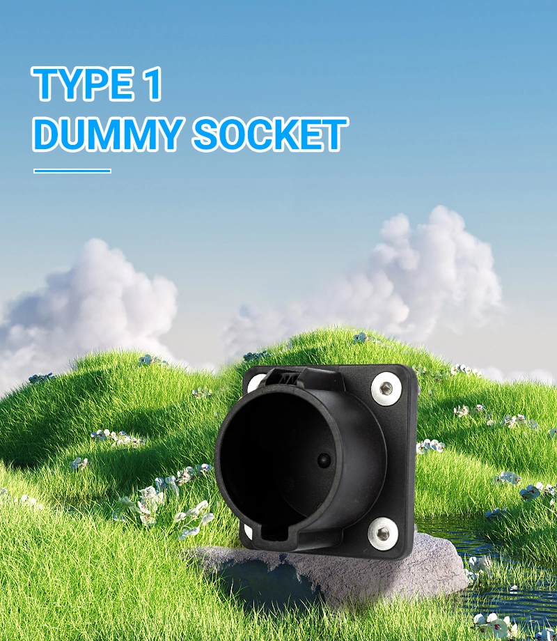 Thermoplastic Type 1 Plug Hanger Type 1 Dummy Socket for Electric Car AC Charging Station