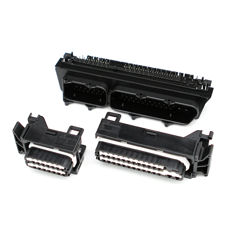 1534512-3 Te/AMP 80 Pin ECU Socket Automotive Connector Waterproof Sheath Plug 1393436-1/1393450-1