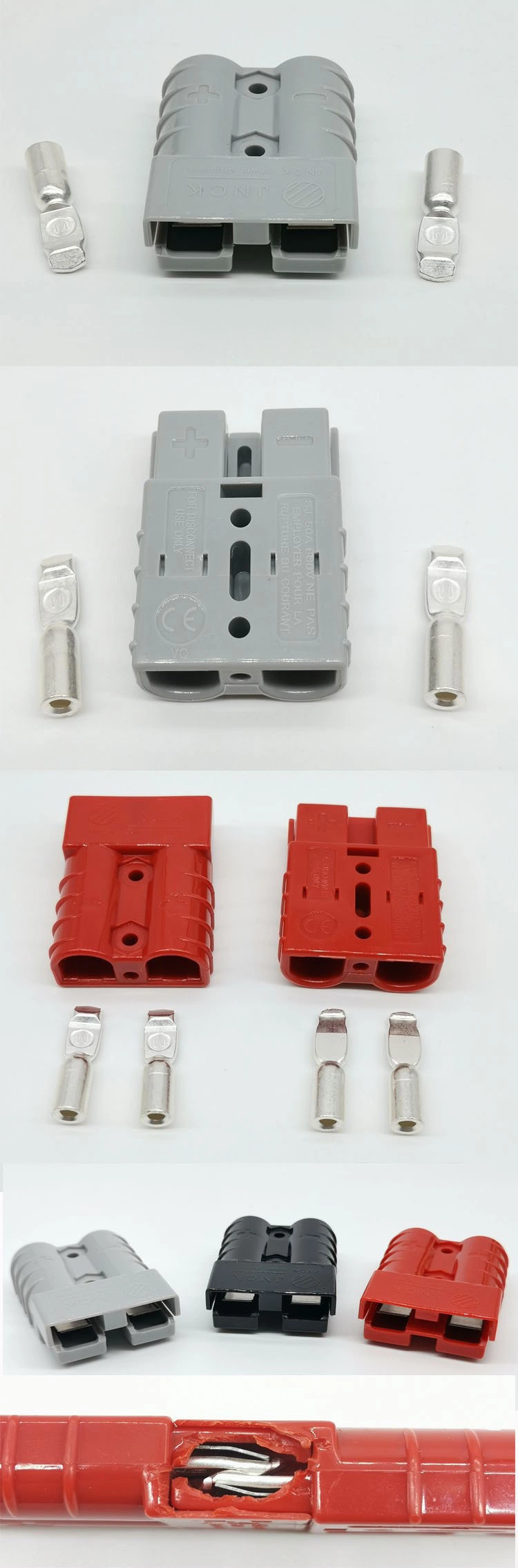 Gray Plug 175 AMP 50A Sb120 Sb350 Connector Plug Battery Connector