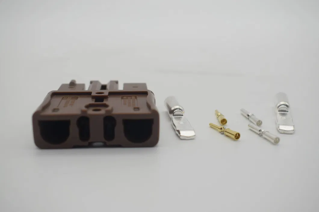 China-Made Forklift Connector Brown Color Power Connector Li-ion Sbs 75X/600V