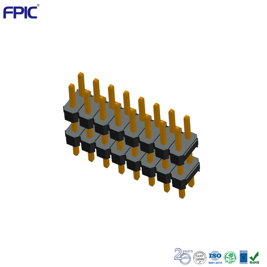Auto Parts Electrical Plug PCB Jack 2.54mm Pin Header DIP Type Connectors