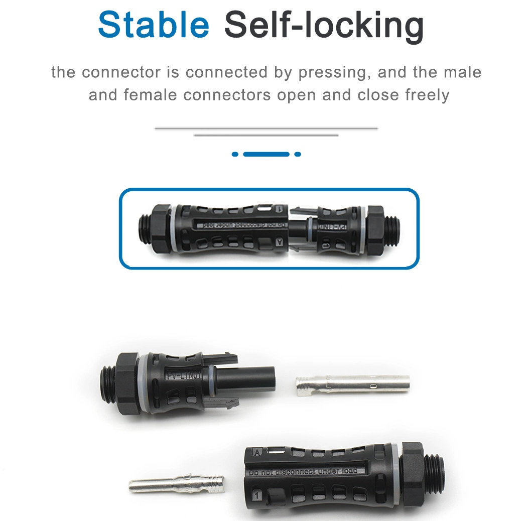 ISO Certification 1000V DC PV005-P Solar Quick Connector in Stock