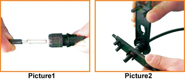 China Lw Factory 1000V 4mm 6mm Solar PV Y Type Connector for Solar Panel System