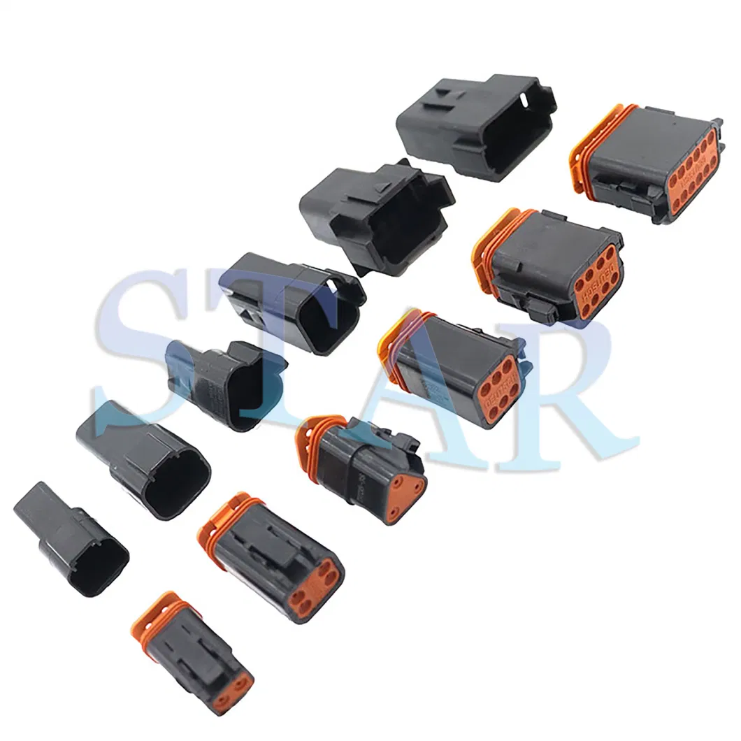 Deutsch Connector Dtm04-2p Dtm06-2s Dtm04-2p-E004 Dtm06-2s-E004 Dtm04-3p Dtm06-3s Dtm04-4p Dtm06-4s Dtm04-6p Dtm06-6s Dtm04-08PA Dtm04-08PA-Ce02 Dtm06-08SA