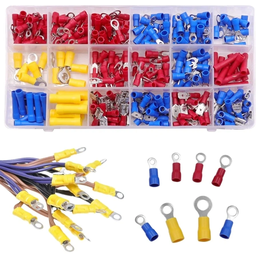 100PCS Solder Seal Wire Connector, Heat Shrink Butt Terminals Electrical Insulated Marine Waterproof Automotive Copper Connector