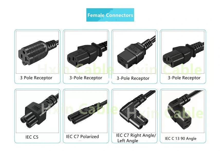 10-14 AWG Trailer Power Cord Extension Tow Cable Tailer 7 Pins Connector
