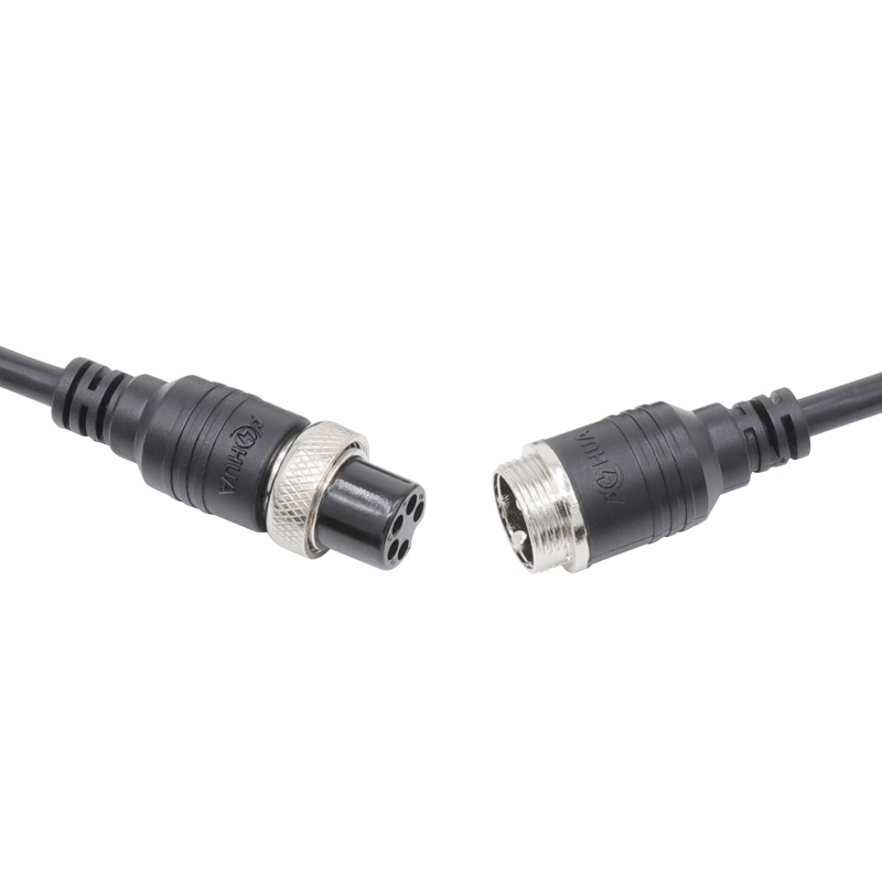 Electrical Auto M16 Molded Cable 2 Pin Male Female Aviation Connector