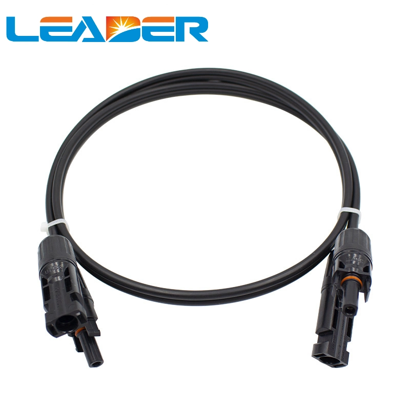 PV Solar Double Core 1/5/10 Meters 4mm2 6mm2 (12AWG/10AWG) Extension Cable for Solar Panel with 1000V Male and Female Connector