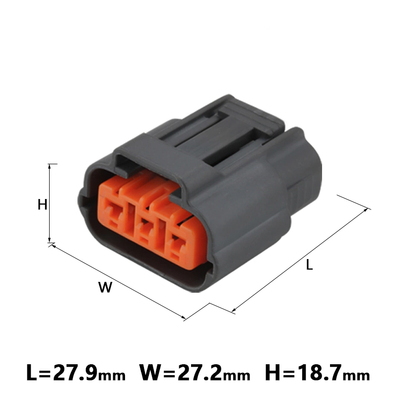 3 Pin Tyco/AMP Male Automotive Electrical Plug Housing Waterproof Auto Wire Connector 6195-0012